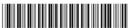 Black and white barcode image with vertical lines and a central dot