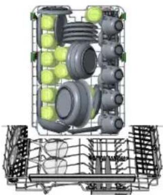 GORENJE GV572D10 - Raftul superior pentru tacâmuri - 2