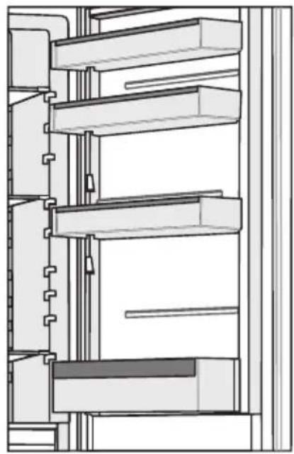 GORENJE NRK6191EW5F - RAFTURI PENTRU UȘĂ - 2