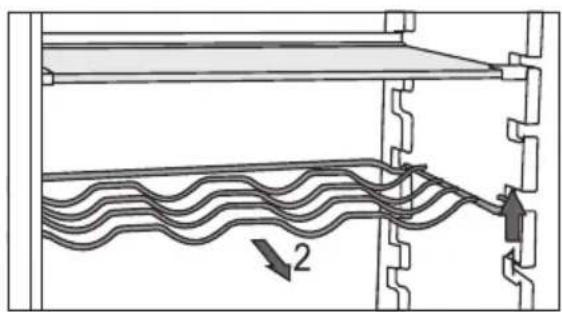 GORENJE NRK6191EW5F - SUPORT METALIC PENTRU STICLE* - 2
