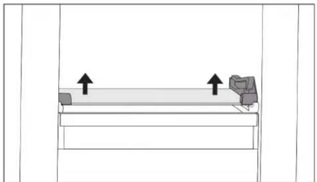 LIEBHERR IXRF 5176 - Introducerea / extragerea plăcii de sticlă sub/de sub sertar - 1