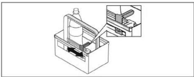 LIEBHERR IXRFW 5100 - Utilizarea coşului pentru sticle - 1