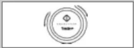 Abstract circular diagram with concentric rings and a central diamond shape (no text or symbols)
