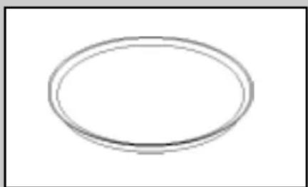 Simple oval shape with no text, numbers, or symbols