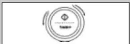 Abstract circular diagram with concentric rings and a central diamond shape (no text or symbols)