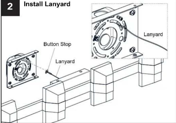 2 Install Lanyard Button Stop Lanyard Lanyard