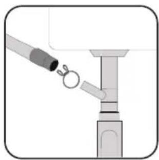 BEKO DFS39130X - Conectarea la evacuare - 1