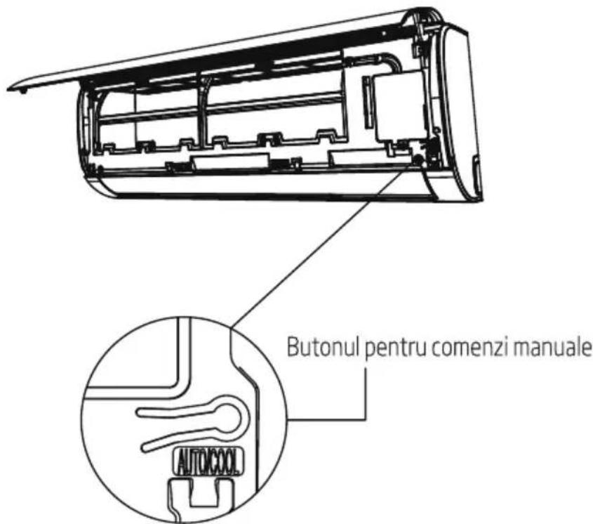 Butonul pentru comenzi manuale AUTOCOOL