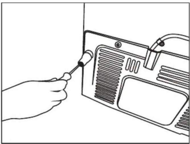 BEKO GN1603130PT - Fixarea penelor de fixare din plastic - 2