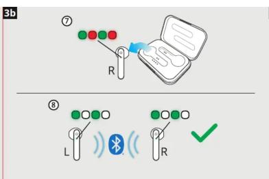 3b ⑦ R ⑧ L Bluetooth R
