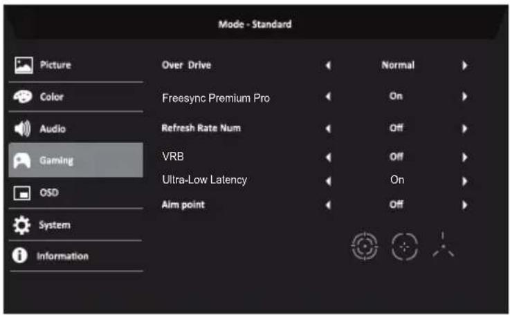 ACER KG271UP - Notă: - 4