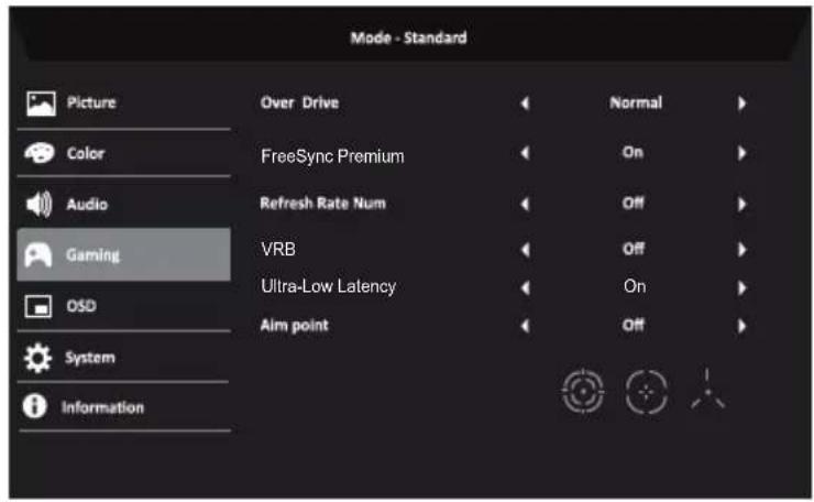 ACER KG271UP - Notă: - 3
