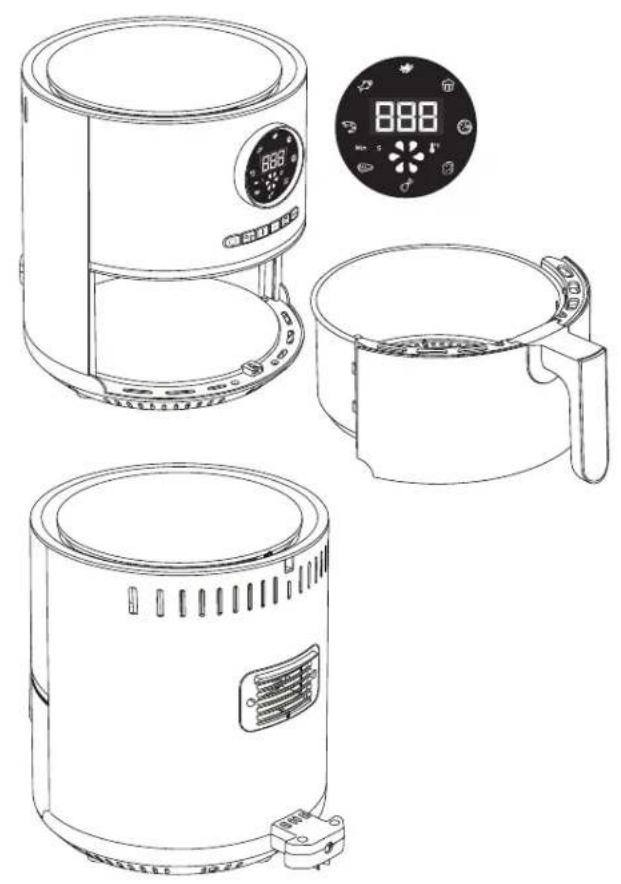 MOULINEX Easy Fry Ultra EZ1118 - ULTRA FRY - 1