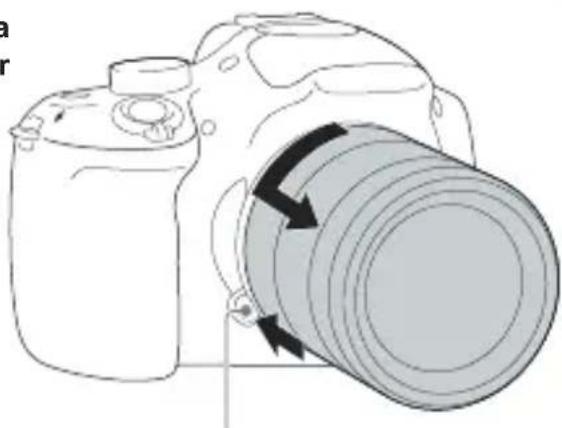 SONY Alpha ILCE-3000K - Demontarea obiectivului - 1