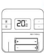 Salus RT305RF - Resetarea termostatului RT305TX - 1