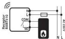 Salus RT305RF - Diagramă electrică RT305RF - 3