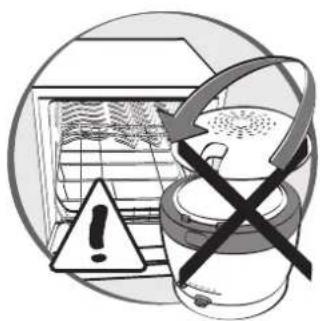 Safety warning symbol with warning triangle and crossed-out device, indicating hazardous or unqualified items