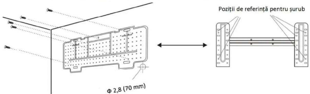 Yamato Optimum R32 YW09T2n - Pasul 2: Instalati placa de montare - 1