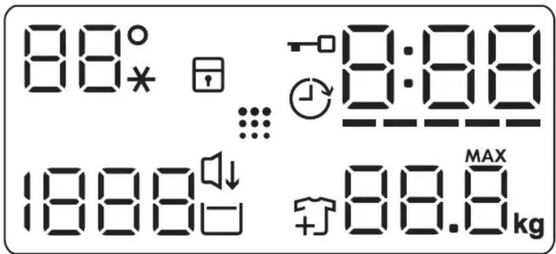 ELECTROLUX EWS6347DE - Ekranas - 1