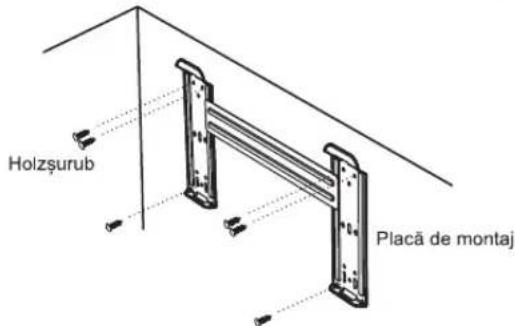 HISENSE TD25VE03G - Instalarea plăcii de montaj - 1