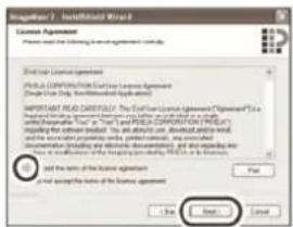 PANASONIC SDR-H20EP - Citiți cu atenție acordul de licență cu utilizatorul final, selectați opțiunea [I accept the terms of the - 1