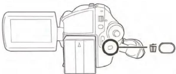 PANASONIC SDR-H20EP - în timpul redării, apăsați pe butonul - 1