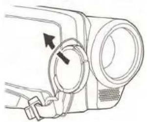PANASONIC SDR-H20EP - Montarea capacului de protectie a obiectivului (SDR-H20) - 2