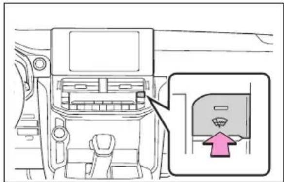 TOYOTA Land Cruiser 300 (2022) - Modificarea setărilor pentru scaunele din spate din scaunul din față (autoturisme cu sistem de aer condiționat pentru partea din spate) - 1