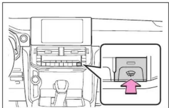 TOYOTA Land Cruiser 300 (2022) - Modificarea setărilor pentru scaunele din spate din scaunul din față (autoturisme cu sistem de aer condiționat pentru partea din spate) - 2