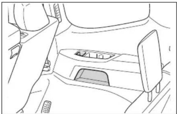 TOYOTA Land Cruiser 300 (2022) - Articole care nu ar trebui amplasate în suporturile pentru sticle - 3