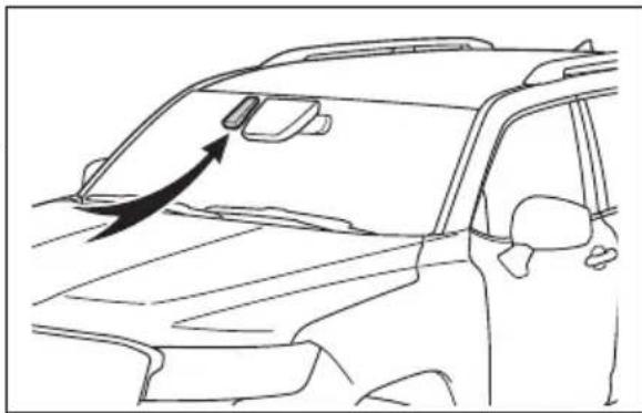 TOYOTA Land Cruiser 300 (2022) - Senzorul de ploaie (autoturisme cu stergător de parbriz cu senzor de ploaie) - 1