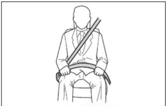 TOYOTA Land Cruiser 300 (2022) - Utilizarea corectă a centurilor de siguranță - 1