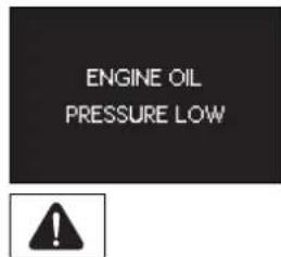 ENGINE OIL PRESSURE LOW