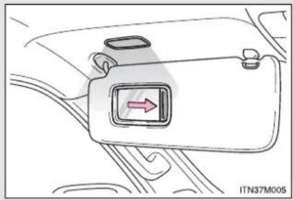 TOYOTA Land Cruiser 150 (2010) - Oglinda de pe parasolar - 1