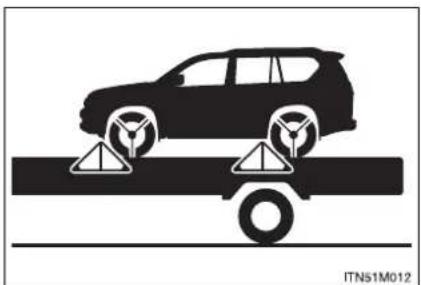 TOYOTA Land Cruiser 150 (2010) - Folosirea unui camion de tractare cu platformă - 2