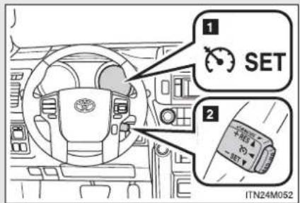 TOYOTA Land Cruiser 150 (2010) - Sistemul de control al vitezei de croazieră\* - 1