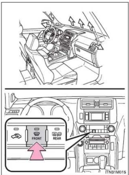 TOYOTA Land Cruiser 150 (2010) - Dezaburirea parbrizului - 1