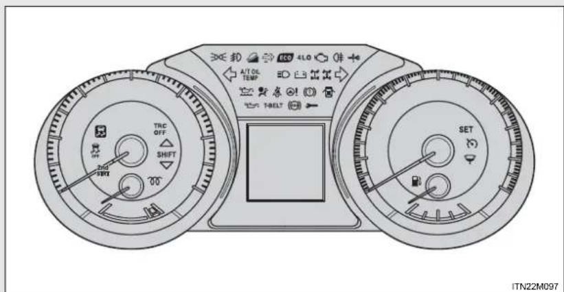 TOYOTA Land Cruiser 150 (2010) - Indicatoarele și lămpile de avertizare - 1