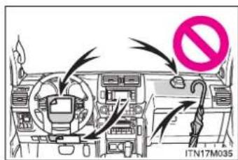 TOYOTA Land Cruiser 150 (2010) - ■ Precauții privind airbagurile SRS - 3