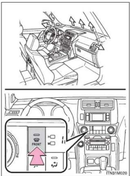 TOYOTA Land Cruiser 150 (2010) - Dezaburirea parbrizului - 1