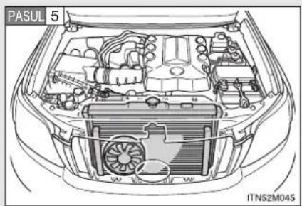 TOYOTA Land Cruiser 150 (2010) - Dacă motorul se supraîncălzește: - 1