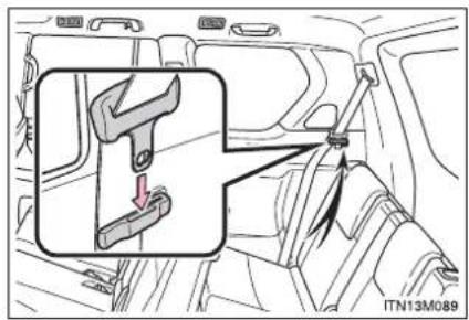 TOYOTA Land Cruiser 150 (2010) - Înainte de rabatarea scaunelor de pe rândul al treilea - 2