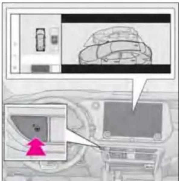 LEXUS RX 350h (2022) - Parcarea cu ajutorul funcției de parcare laterală - 3