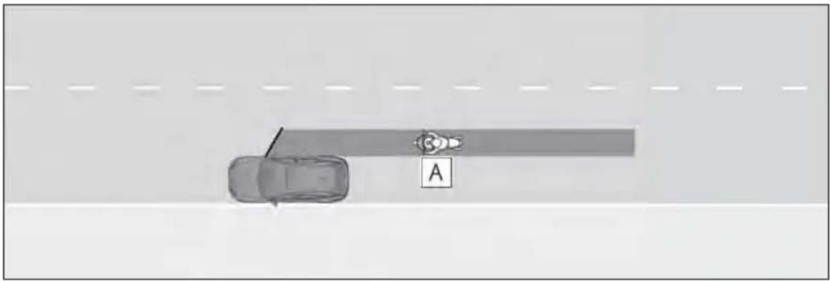 LEXUS RX 350h (2022) - Obiecte care pot fi detectate de funcția de asistență la ieșirea în siguranță - 1