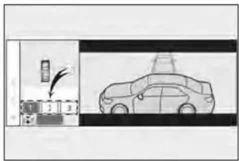 LEXUS RX 350h (2022) - Când parcați într-un spațiu de parcare înregistrat cu ajutorul funcției memorie - 4