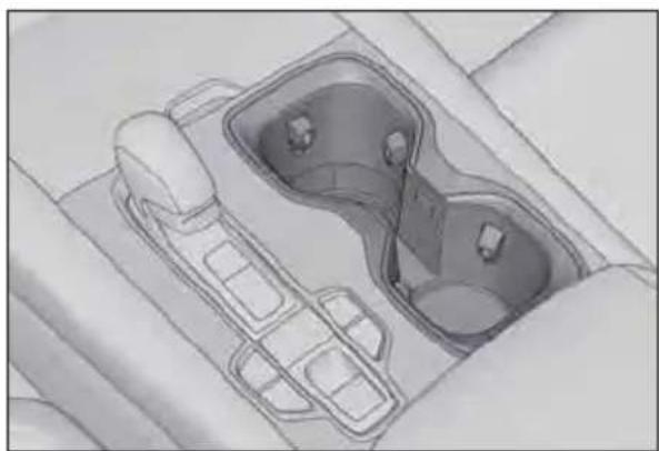 LEXUS RX 350h (2022) - Suporturile pentru pahare - 1