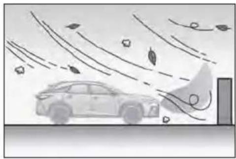 LEXUS RX 350h (2022) - Dacă apare mesajul „Parking Assist Unavailable Sensor Blocked" (Functie de asistență la parcare indisponibilă. Senzor blocat.) pe afișajul multi-informational - 3