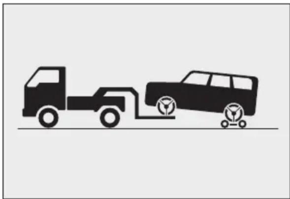 LEXUS RX 350h (2022) - Tractarea cu un camion de tractare cu roțile ridicate de la sol - 1