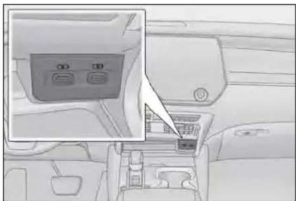 LEXUS RX 350h (2022) - Utilizarea porturilor de încărcare USB - 1