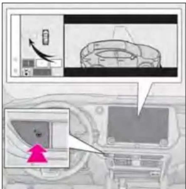 LEXUS RX 350h (2022) - Când parcați într-un spațiu de parcare înregistrat cu ajutorul funcției memorie - 2